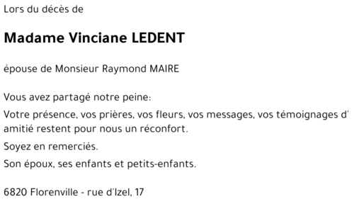 Vinciane LEDENT