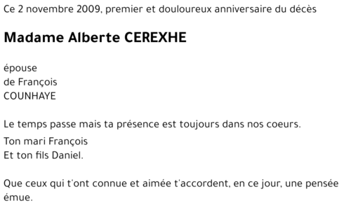 Alberte CEREXHE