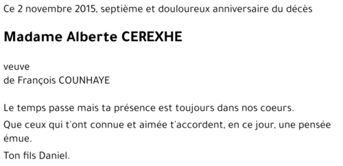 Alberte CEREXHE