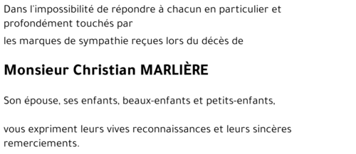 Christian MARLIÈRE
