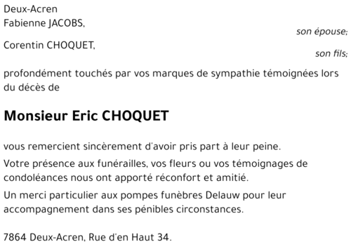 Eric CHOQUET