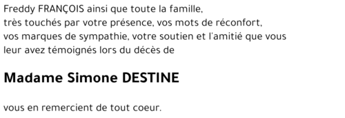 Simone DESTINE