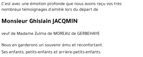 Ghislain JACQMIN