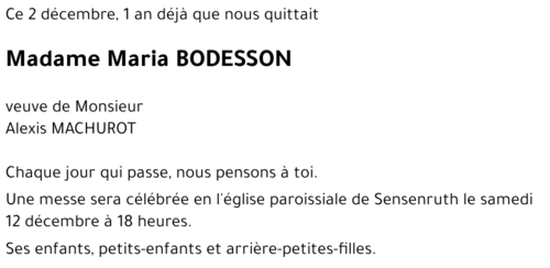 Maria BODESSON