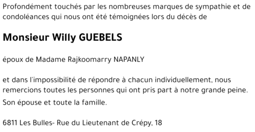 Willy GUEBELS