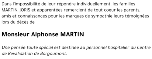 Alphonse MARTIN