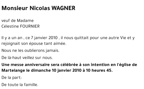 Nicolas WAGNER