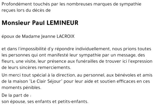Paul LEMINEUR