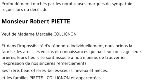 Robert PIETTE