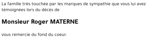 Roger MATERNE