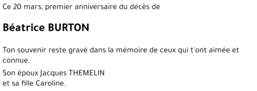 Béatrice BURTON