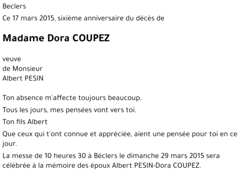 Dora COUPEZ