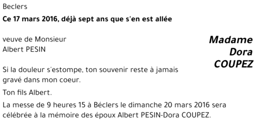 Dora COUPEZ