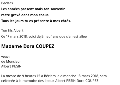 Dora COUPEZ
