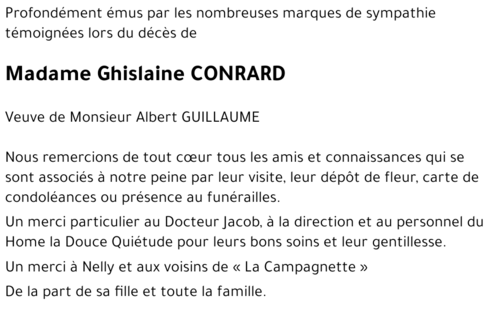 Ghislaine CONRARD