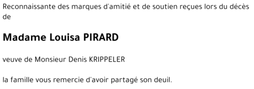 Louisa PIRARD