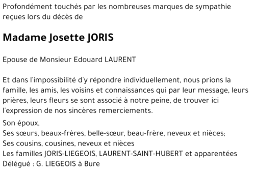 Josette JORIS