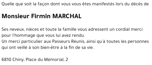 Firmin MARCHAL