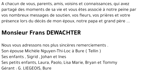 Frans DEWACHTER