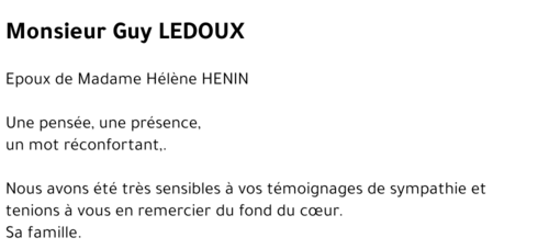 Guy LEDOUX