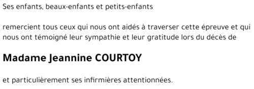 Jeannine COURTOY