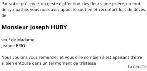 Joseph HUBY