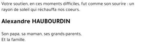 Alexandre HAUBOURDIN