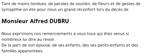 Alfred DUBRU