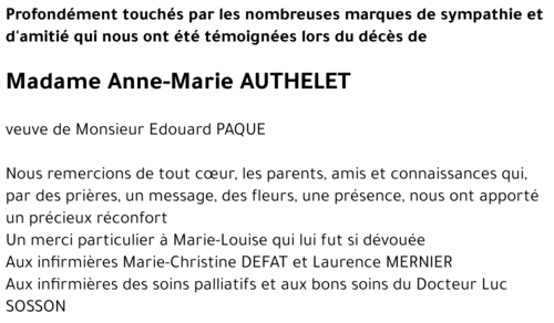 Anne-Marie AUTHELET