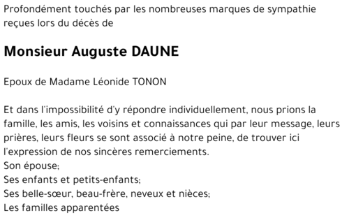 Auguste DAUNE