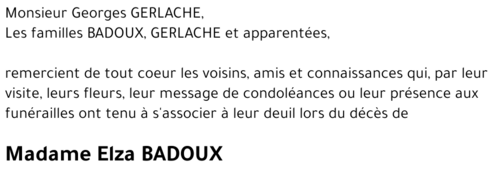 Elza BADOUX