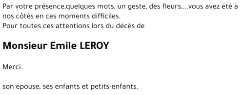 Emile LEROY