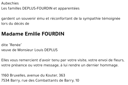 Emilie FOURDIN