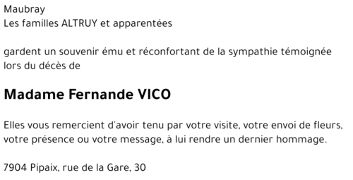 Fernande VICO