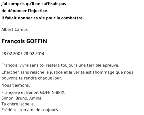 François GOFFIN