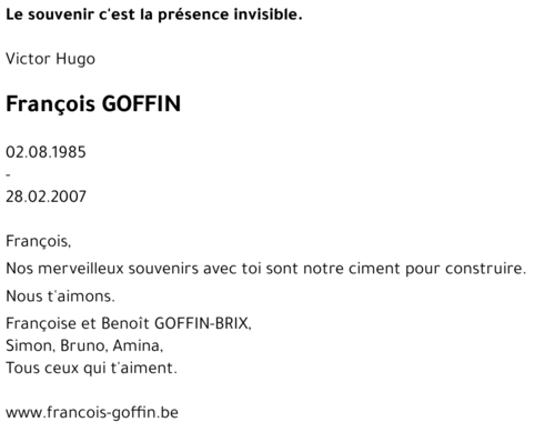 François GOFFIN