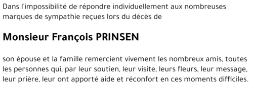 François PRINSEN