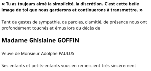 Ghislaine GOFFIN