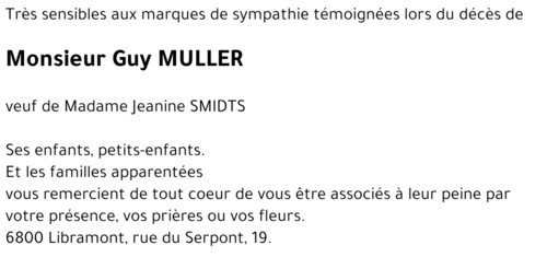 Guy MULLER