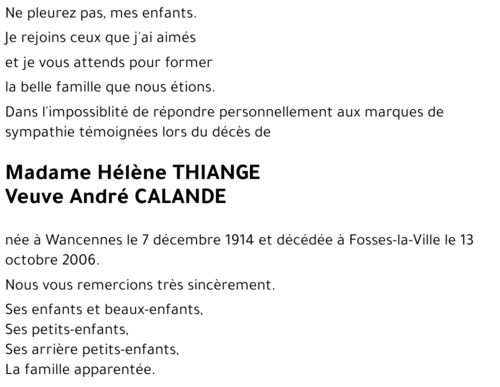 Hélène THIANGE