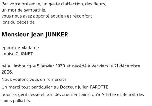 Jean JUNKER