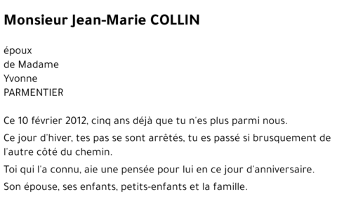 Jean-Marie COLLIN