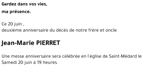 Jean-Marie PIERRET