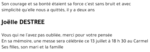 Joelle DESTREE