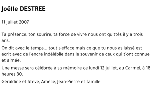 Joelle DESTREE