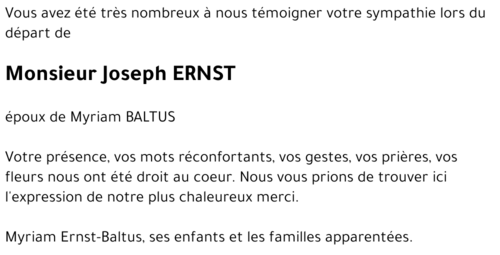 Joseph ERNST