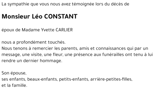 Léo CONSTANT