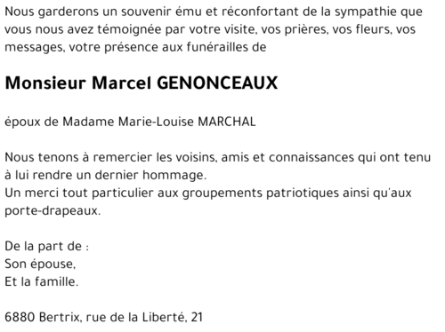 Marcel GENONCEAUX