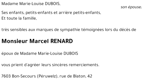 Marcel RENARD