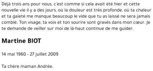Martine BIOT